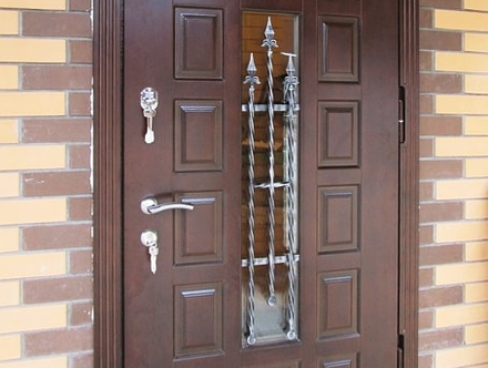 Дверь металлическая в дом снаружи